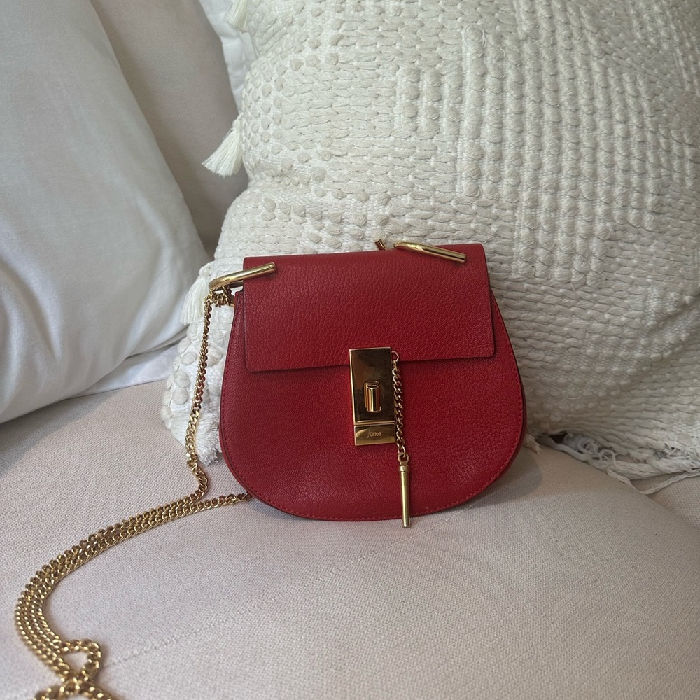 Chloe Drew Mini Bag In Red View 2